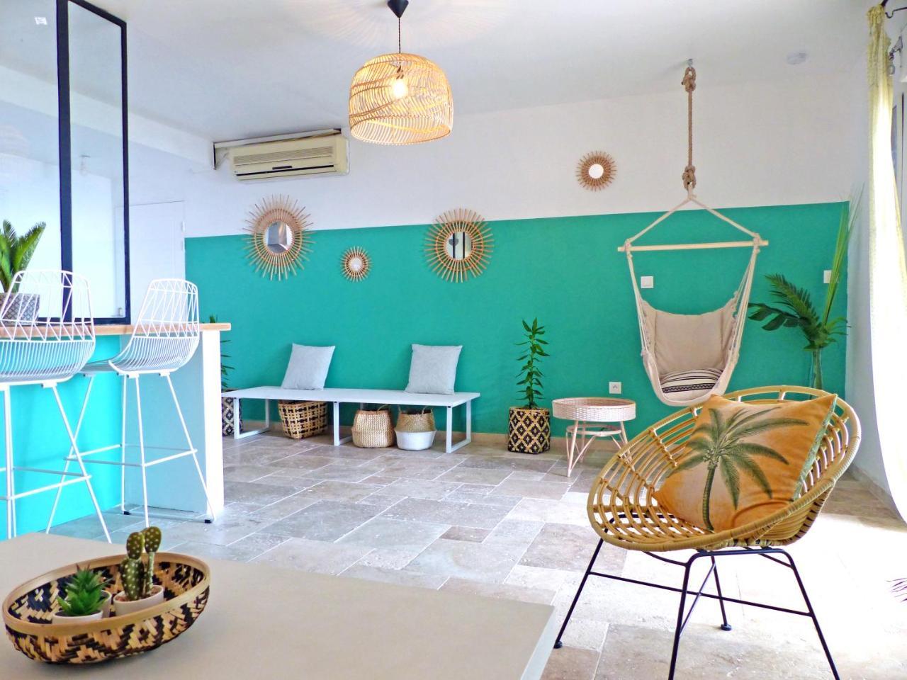 La Boheme, Residence De 5 Appartements Avec Piscine, Vue Ocean, Petite Ile Petite Île Exterior foto